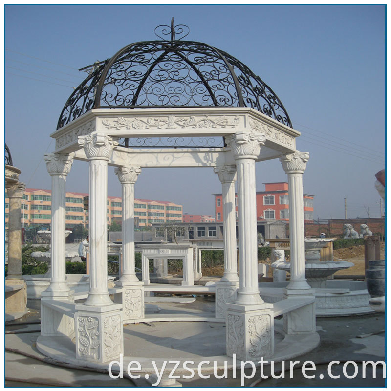 White Marble Gazebo